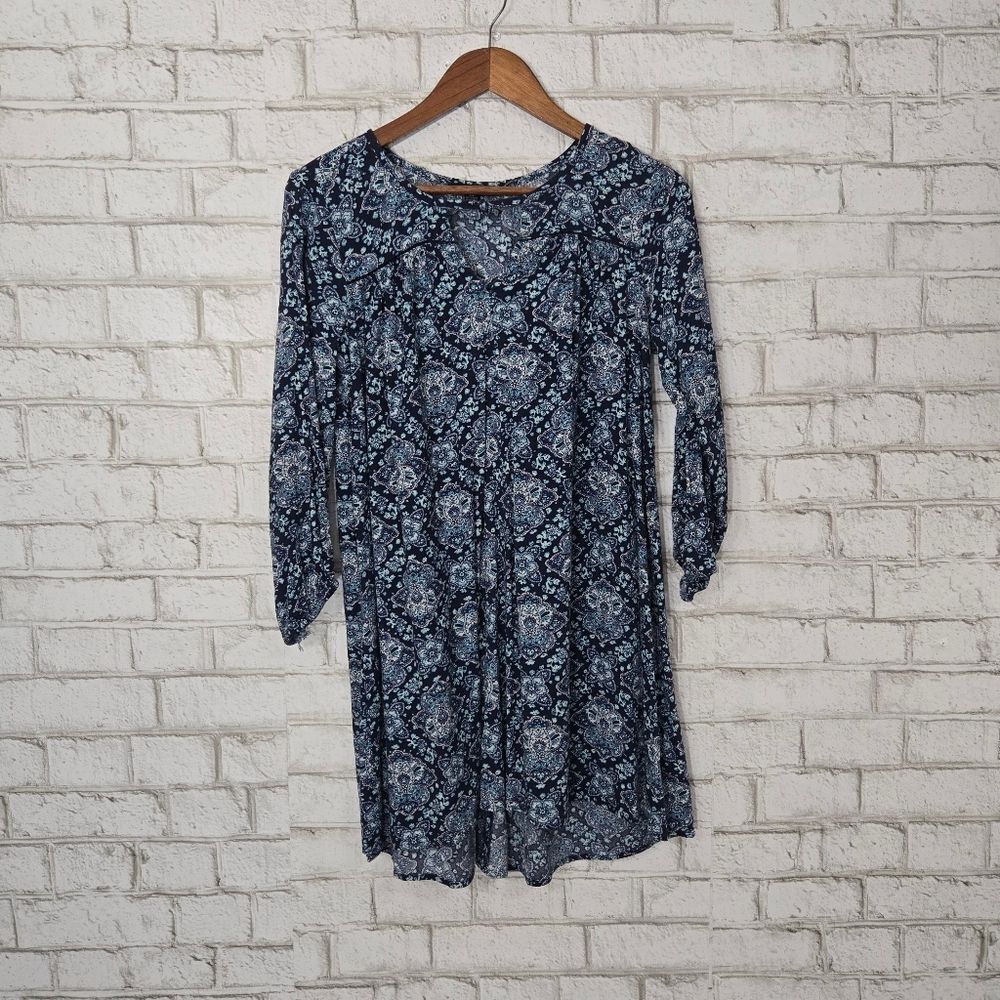 AEO‎ long sleeve printed dress